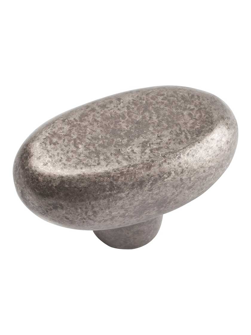 Alternate View 4 of Distressed Oval Knob - 1 inch x 1 3/4 inch.