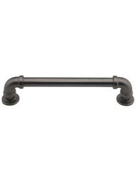 Steampunk Drawer Pull - 5 inch Center-to-Center in Graphite.