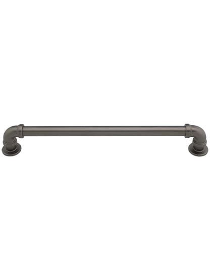Steampunk Large Drawer Pull - 7 1/2 inch Center-to-Center in Graphite.