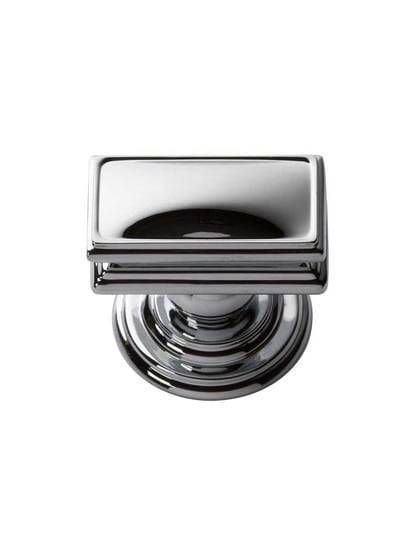 Alternate View 2 of Campaign 1 1/2 inch Rectangular Cabinet Knob.