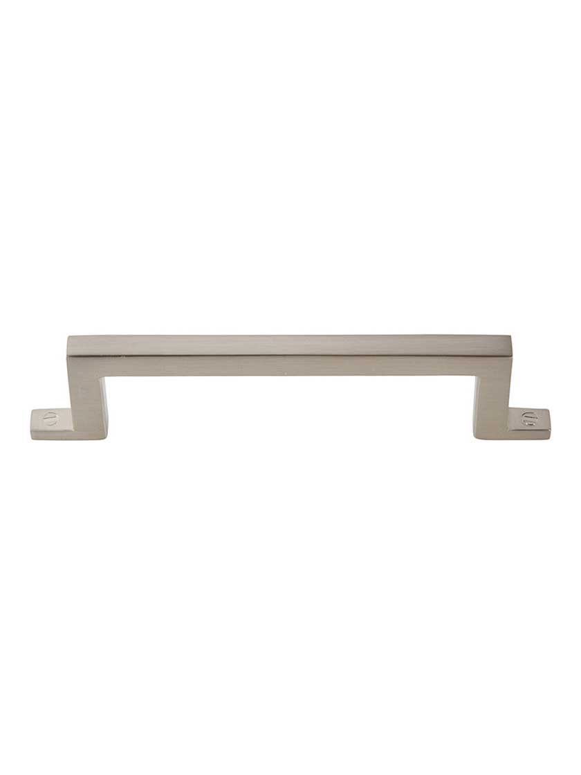 Alternate View of Campaign Bar Cabinet Pull - 3 3/4 inch Center-to-Center.