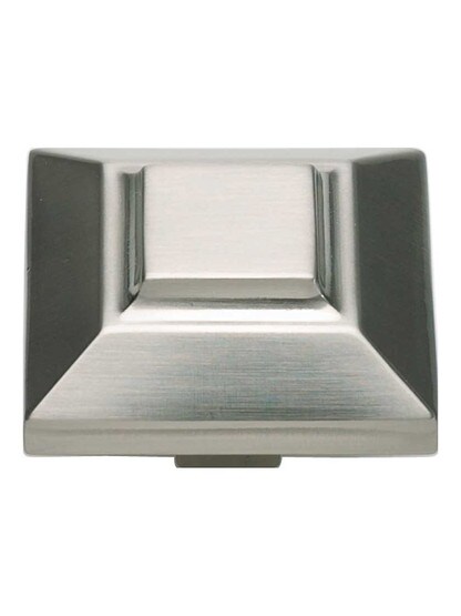 Alternate View of Trocadero Knob - 1 1/2 inch Square.