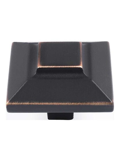 Alternate View 4 of Trocadero Knob - 1 1/2 inch Square.