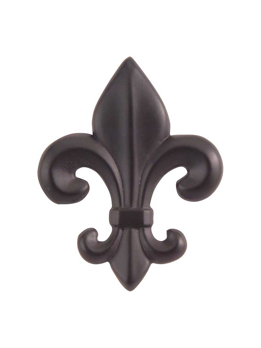 Alternate View 2 of Fleur de Lis Cabinet Knob.