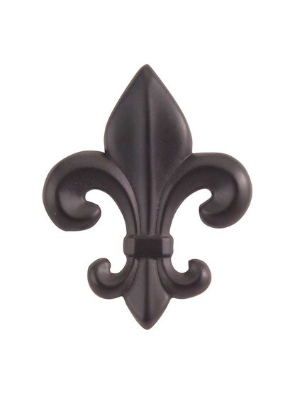 Alternate View 2 of Fleur de Lis Cabinet Knob.