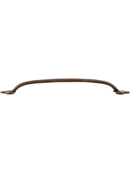 Alternate View of Arched Handle Bronze Fleur-de-Lis 10-Inch Cabinet Pull.