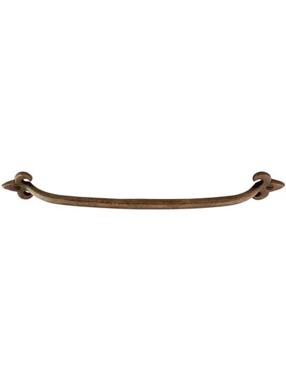 Alternate View 2 of Arched Handle Bronze Fleur-de-Lis 10-Inch Cabinet Pull.