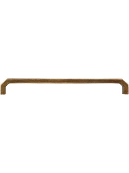 Alternate View of Angular Bronze Cabinet Pull 10-Inch Center-to-Center.