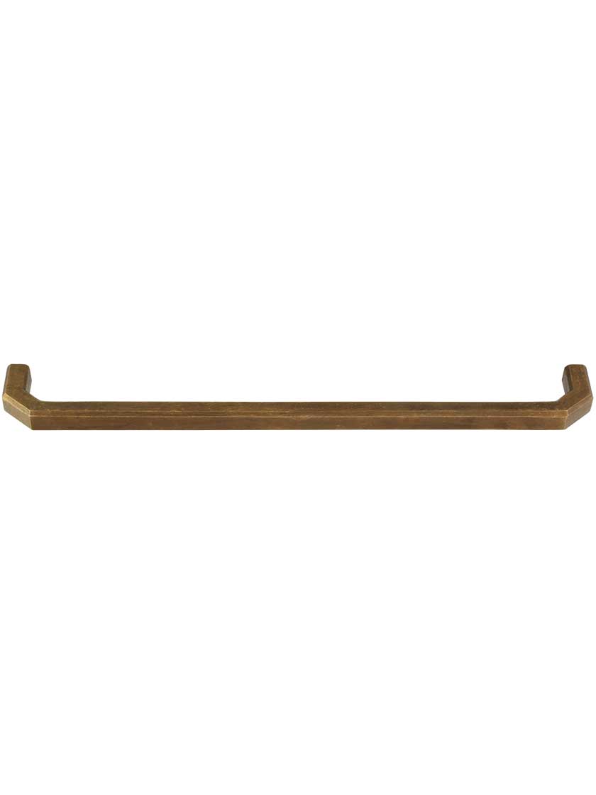 Alternate View 2 of Angular Bronze Cabinet Pull 10-Inch Center-to-Center.