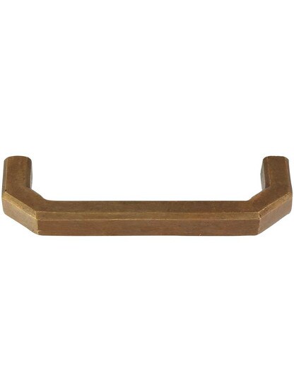 Alternate View 2 of Angular Bronze Cabinet Pull 3 3/4-Inch Center-to-Center.