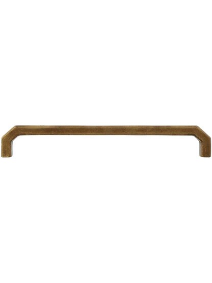 Alternate View of Angular Bronze Cabinet Pull 8-Inch Center-to-Center.