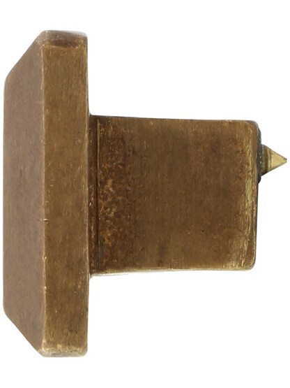 Alternate View of Trapezoidal Bronze Cabinet Knob 1 1/4-Inch.