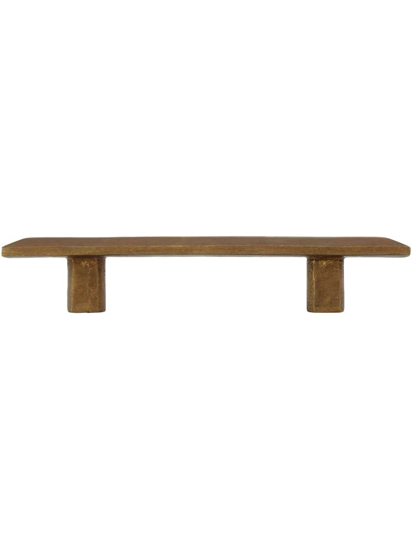 Alternate View of Pyramid Bronze Cabinet Pull 3 3/4-Inch Center-to-Center.