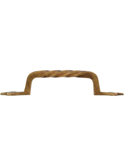 Alternate View of Twist Bronze 5 5/8-Inch Cabinet Pull.