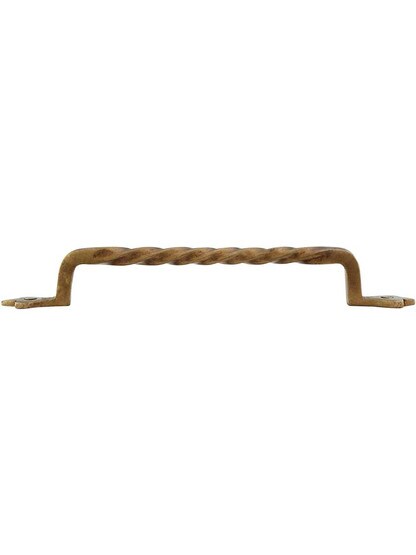 Alternate View of Twist Bronze 8-Inch Cabinet Pull.