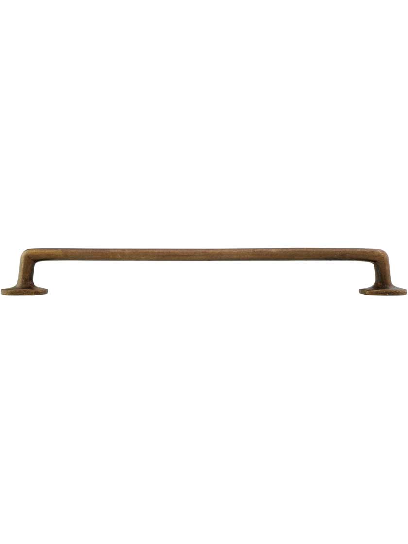Alternate View of Traditional Bronze Cabinet Pull 10-Inch Center-to-Center.