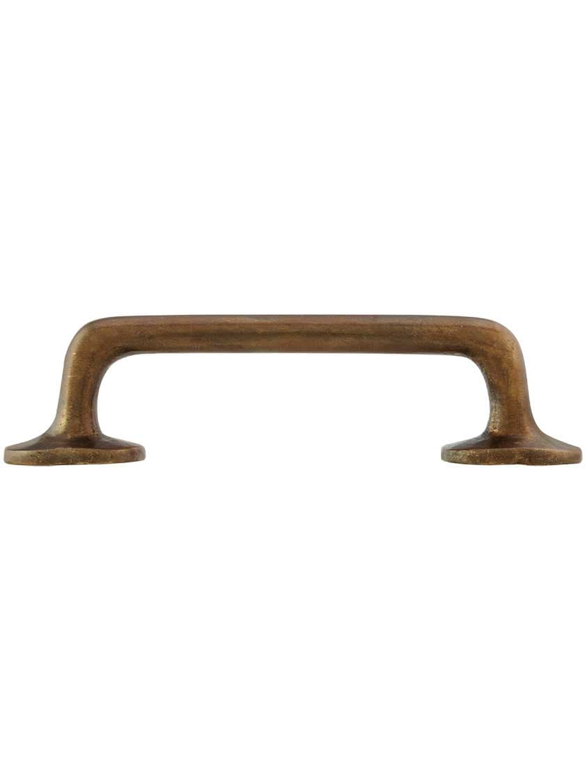 Alternate View of Traditional Bronze Cabinet Pull 3 3/4-Inch Center-to-Center.