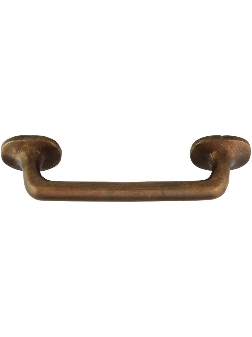 Alternate View 2 of Traditional Bronze Cabinet Pull 3 3/4-Inch Center-to-Center.