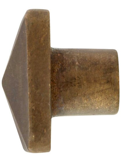 Alternate View of Bronze Pyramid 1 1/2-Inch Cabinet Knob.
