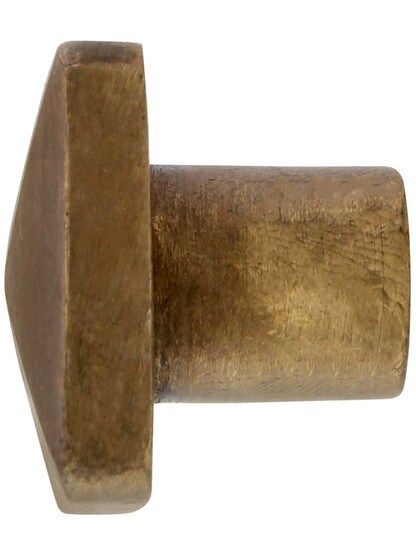 Alternate View of Bronze Pyramid 1 1/4-Inch Cabinet Knob.