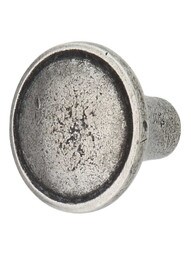 Flared Round Knob - 1 1/8" Diameter