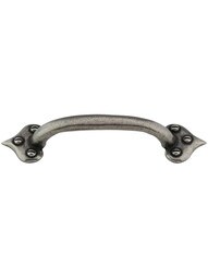 Aspen Heart-Tip Drawer Pull - 3 3/4 inch Center-to-Center.