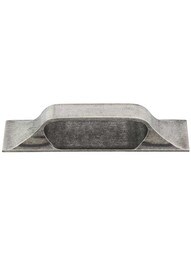 Des Drawer Pull with Backplate - 3 3/4" Center-to-Center
