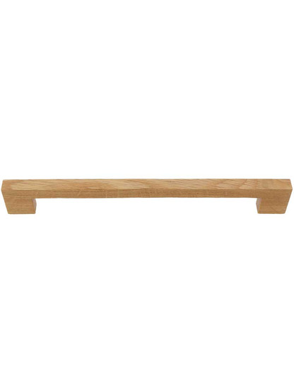 Aris Wood Cabinet Pull - 8 13/16 inch Center-to-Center in Oak.