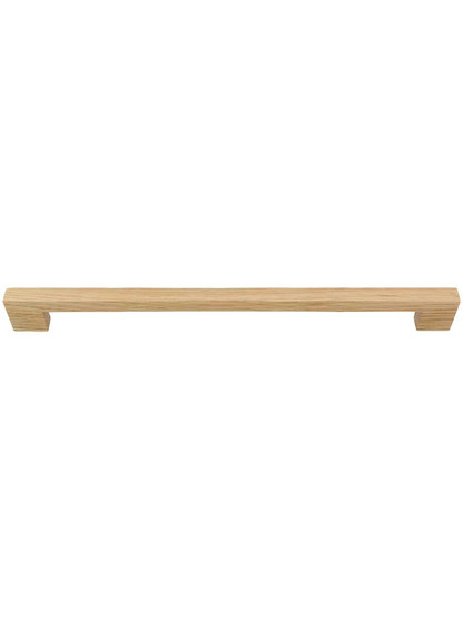 Aris Wood Cabinet Pull - 11 5/16 inch - Center-to-Center in Oak.