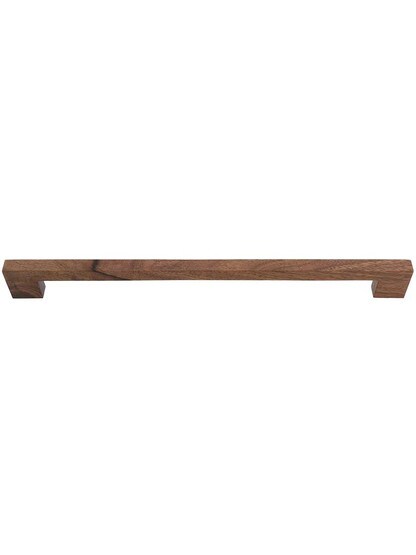 Aris Wood Cabinet Pull - 11 5/16 inch - Center-to-Center in Walnut.