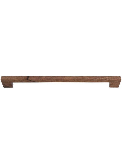 Aris Wood Cabinet Pull - 11 5/16 inch - Center-to-Center in Walnut.