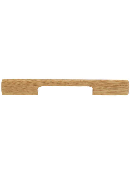 Addison Wood Drawer Pull - 6 1/4 inch Center-to-Center in Oak.