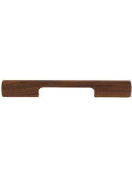 Addison Wood Drawer Pull - 6 1/4 inch Center-to-Center in Walnut.