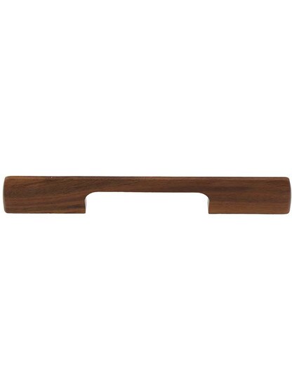 Addison Wood Drawer Pull - 6 1/4 inch Center-to-Center in Walnut.