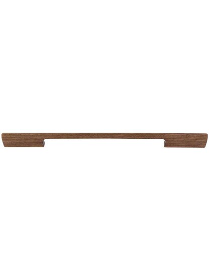 Addison Wood Cabinet Pull - 8 13/16 inch Center-to-Center in Walnut.