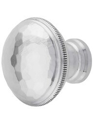 Hammered Surface Cabinet Knob - 1 1/4" Diameter