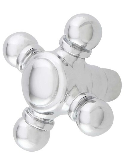 Fuller Cabinet Knob - 1 5/6 inch Diameter in Chrome.