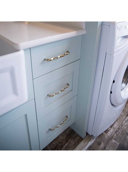 Alternate View of Trellis Cabinet Pull - 6 5/16 inch Center-to-Center.