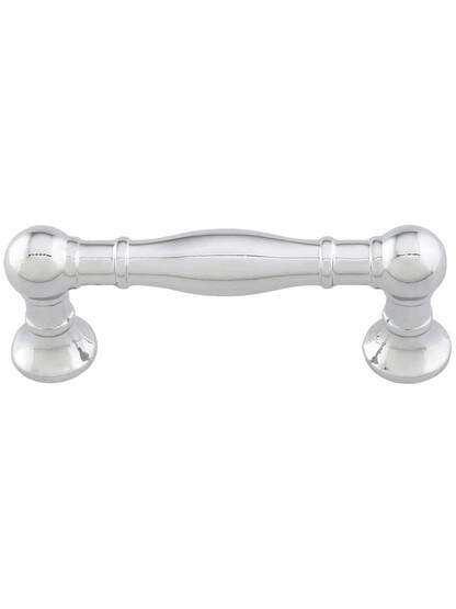 Fuller Cabinet Pull - 3 inch Center-to-Center in Chrome.