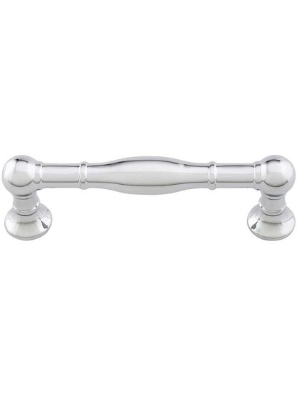 Fuller Cabinet Pull - 3 3/4 inch Center-to-Center in Chrome.