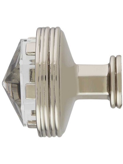 Alternate View of Chrysalis Clear Glass Round Knob - 1 3/16-Inch Diameter.