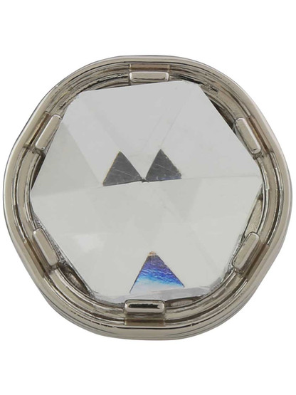 Chrysalis Clear Glass Round Knob - 1 3/16-Inch Diameter