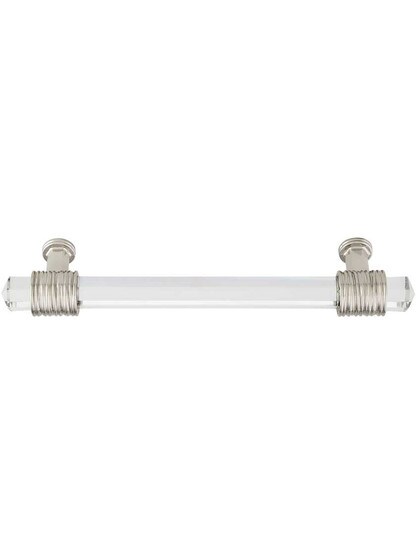 Alternate View 2 of Chrysalis Clear Glass Pull - 5-Inch Center-to-Center.