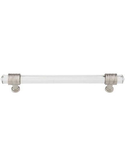 Chrysalis Clear Glass Pull - 6 5/16-Inch Center-to-Center .