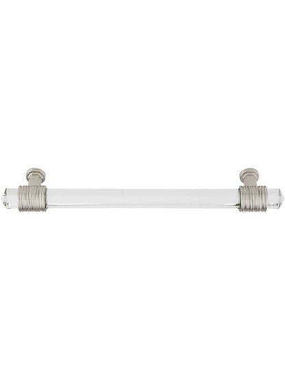 Alternate View 2 of Chrysalis Clear Glass Pull - 6 5/16-Inch Center-to-Center .