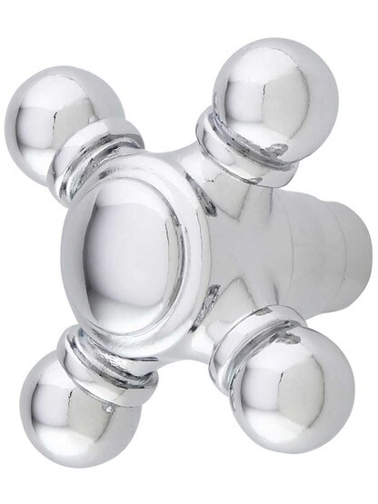 Fuller Cabinet Knob - 2 1/8 inch Diameter in Chrome.