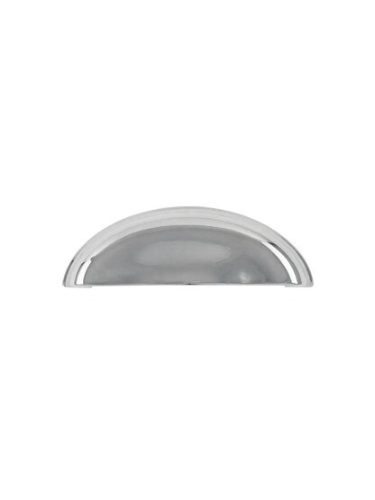Fuller Cup Pull - 3 3/4 inch Center-to-Center in Chrome.