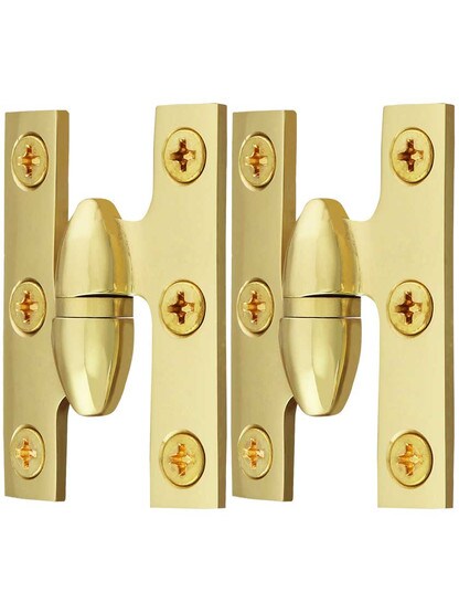 Alternate View of Pair of Premium Olive Knuckle Cabinet Hinges - 2 inch x 1 1/2 inch