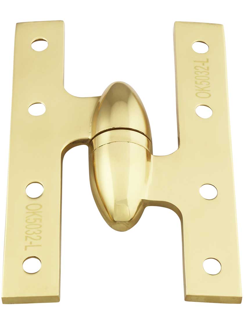 Alternate View 3 of 5 inch x 3 1/4 inch Premium Olive Knuckle Hinge