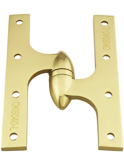 Alternate View 3 of 6 inch x 4 inch Premium Olive Knuckle Hinge